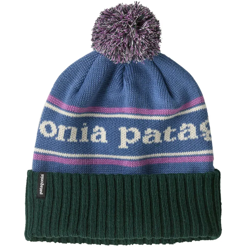 Patagonia Powder Town Beanie - Park Stripe-Barnacle Blue