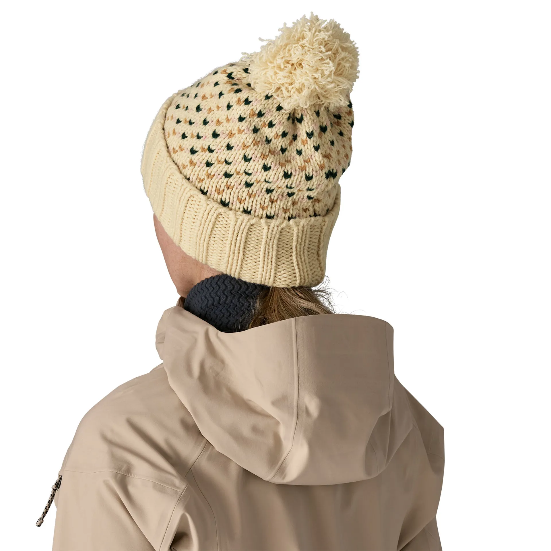 Patagonia Snowbelle Beanie - Confetti-Natural display picture 1