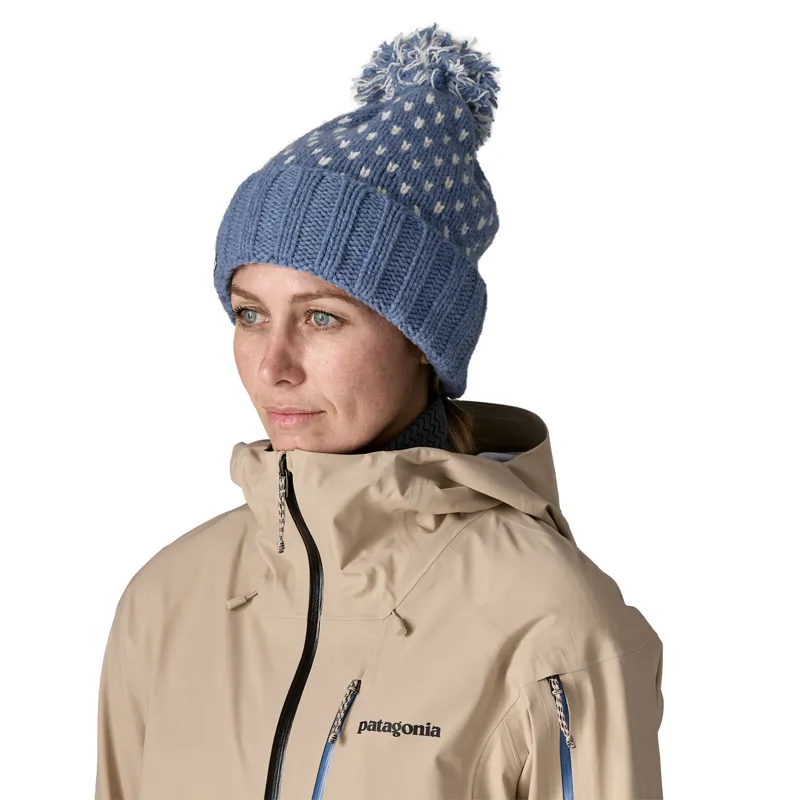 Patagonia Snowbelle Beanie - Offset Dot-Barnacle Blue-1