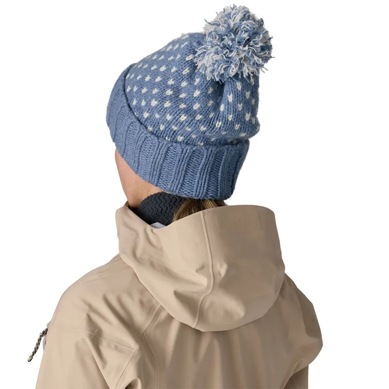 Patagonia Snowbelle Beanie - Offset Dot-Barnacle Blue-2