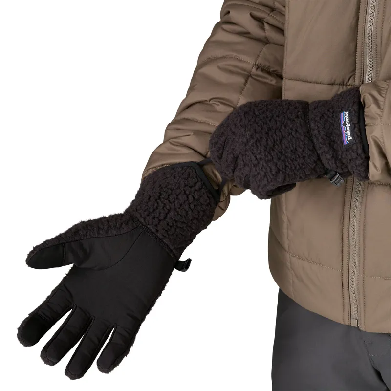 Patagonia Retro Pile Gloves - Black-2