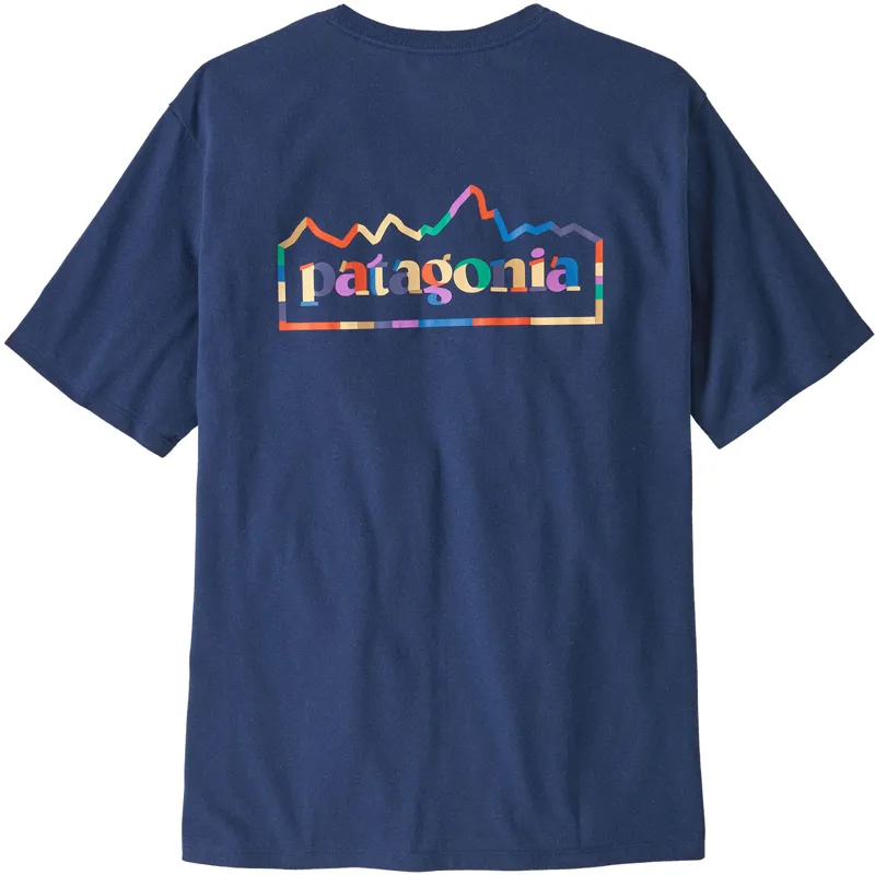 Patagonia Mens Unity Fitz Responsibili-Tee - Clement Blue-2