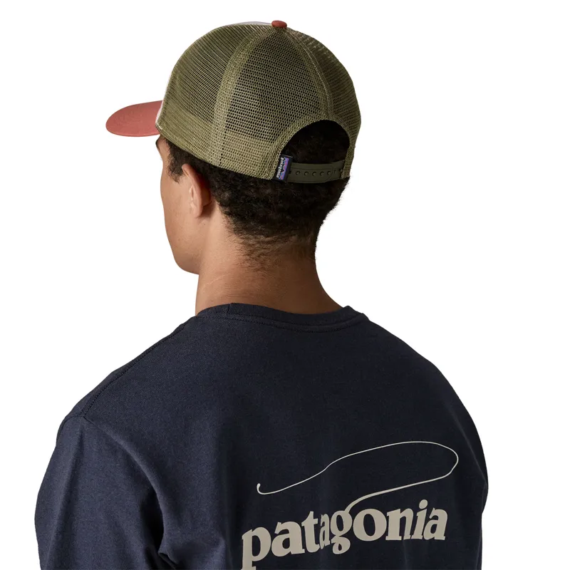 Patagonia P-6 Logo LoPro Trucker Hat - Birch White-2
