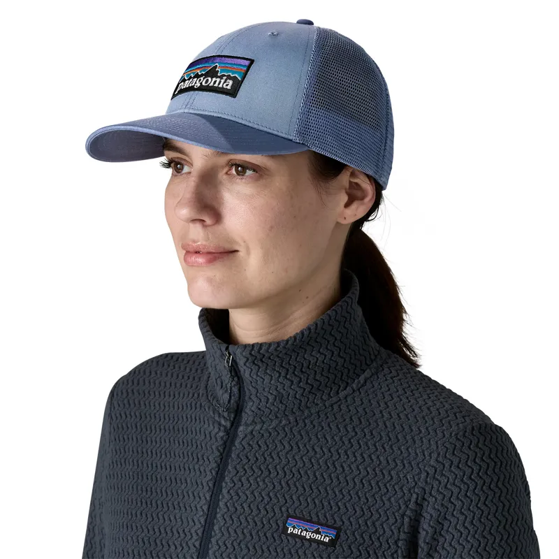 Patagonia P-6 Logo LoPro Trucker Hat - Barnacle Blue-1