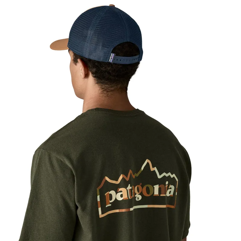 Patagonia P-6 Logo LoPro Trucker Hat - Talon Gold-2