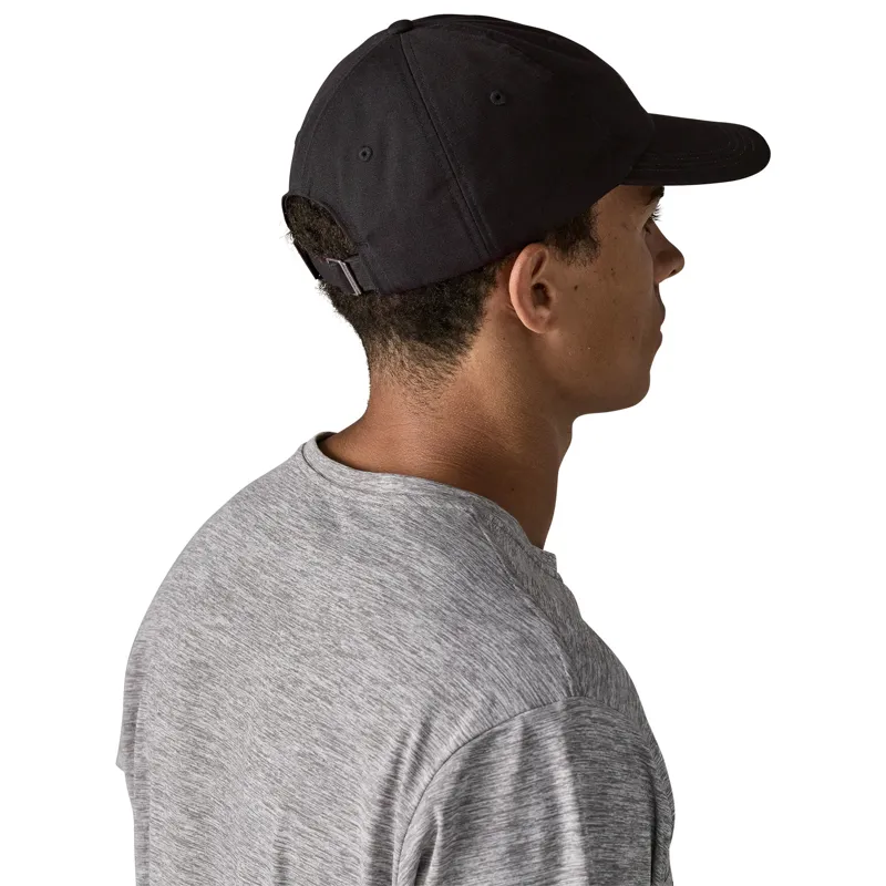 Patagonia Fitz Roy Icon Trad Cap - Text Logo - Ink Black-3