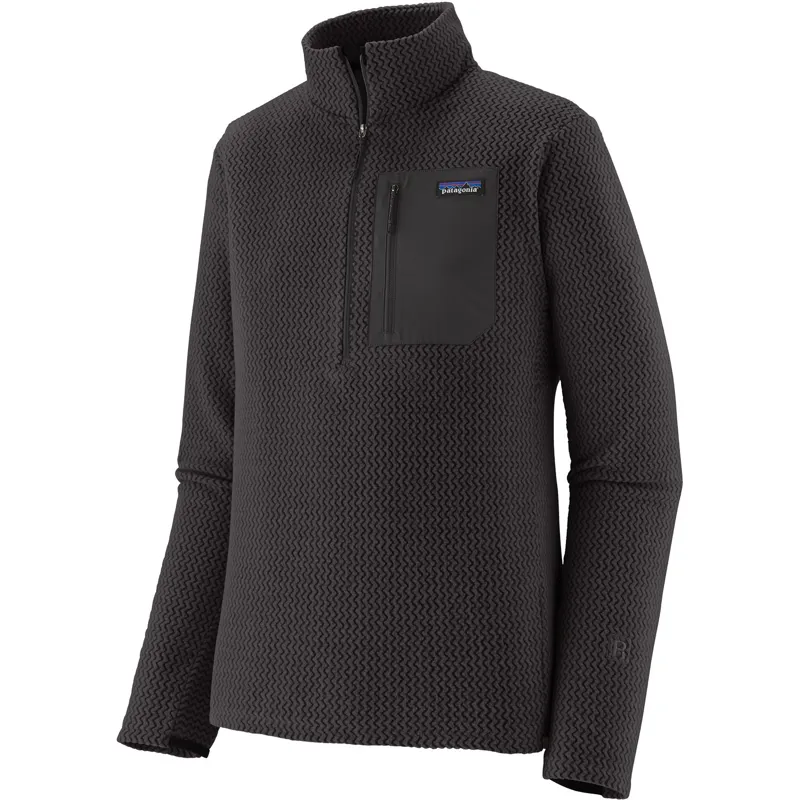 Patagonia Mens R1 Air Zip Neck Fleece - Black