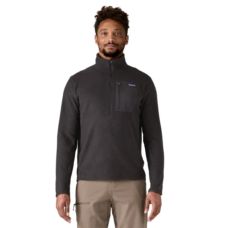 Patagonia Mens R1 Air Zip Neck Fleece - Black-1