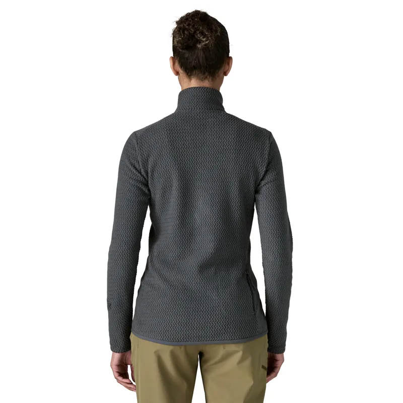 Patagonia Womens R1 Air Zip Neck Fleece - Smolder Blue-3