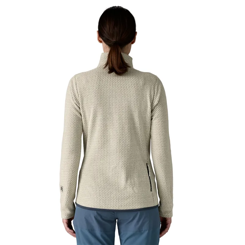 Patagonia Womens R1 Air Zip Neck Fleece - Wool White-3