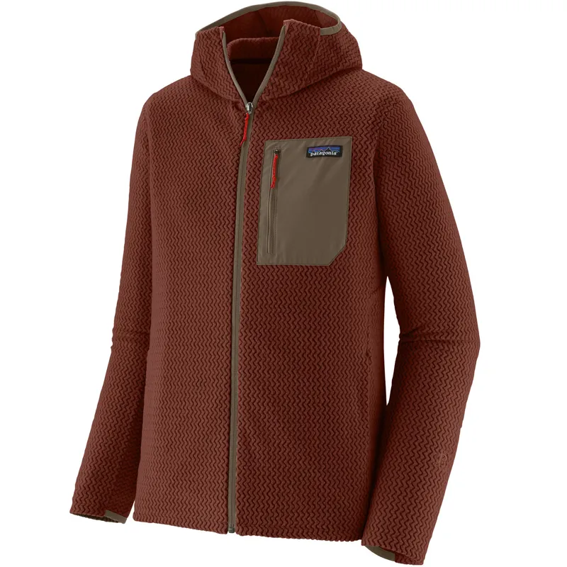 Patagonia Mens R1 Air Full-Zip Hoody - Dried Vanilla