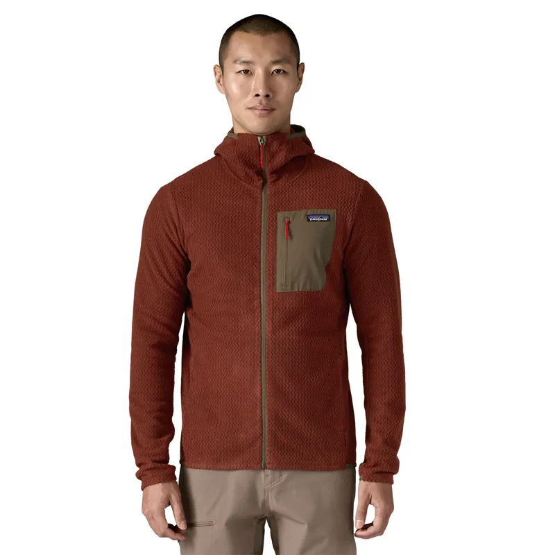 Patagonia Mens R1 Air Full-Zip Hoody - Dried Vanilla-1