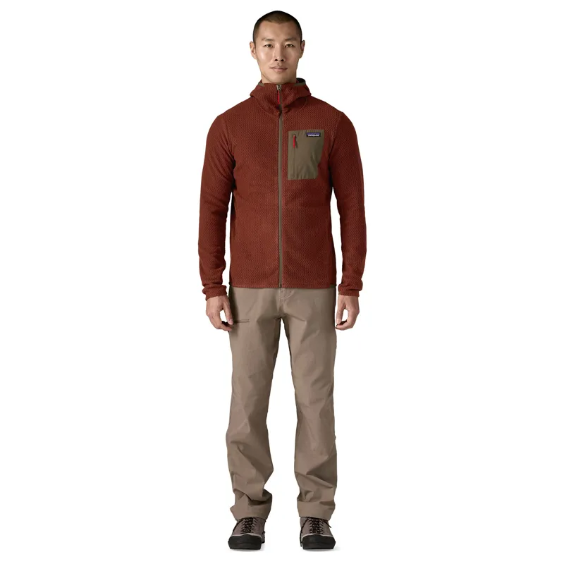 Patagonia Mens R1 Air Full-Zip Hoody - Dried Vanilla-3