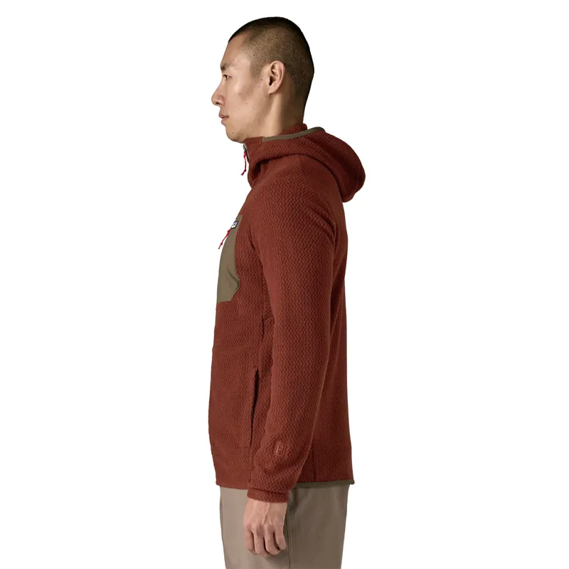 Patagonia Mens R1 Air Full-Zip Hoody - Dried Vanilla-4