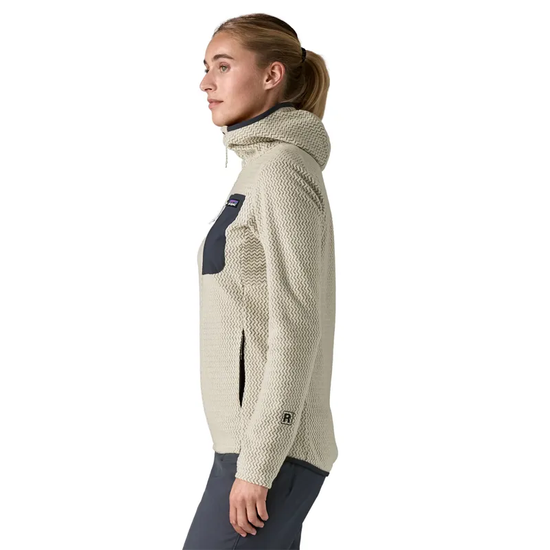 Patagonia Womens R1 Air Full-Zip Hoody - Wool White-2
