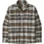Patagonia Mens Fjord Flannel Shirt - Blizzard-Salt Grey