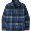 Patagonia Mens Fjord Flannel Shirt - Cycles-Sunken Blue
