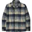 Patagonia Mens Fjord Flannel Shirt - Hibernate Sunken Blue