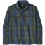 Patagonia Mens Fjord Loft Shirt - Netted-Old Growth Green