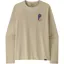 Patagonia Mens Long Sleeved Cap Cool Daily Graphic Shirt - Lands - Earlylines-Pumice X-Dye