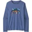 Patagonia Womens Long Sleeved Cap Cool Daily Graphic Shirt - Fitz Roy Foliage-Current Blue X-Dye