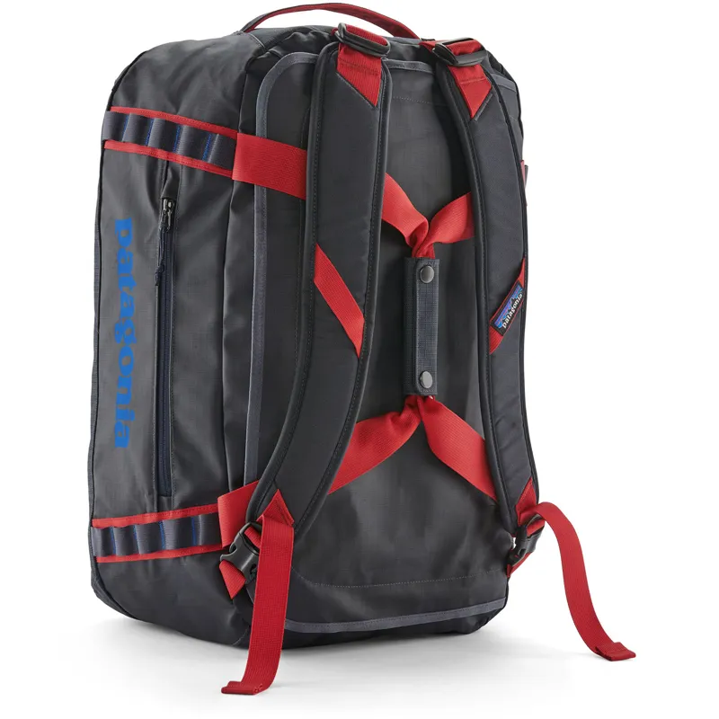Patagonia Black Hole Duffel 40L - Smolder Blue-Amanita Red-1