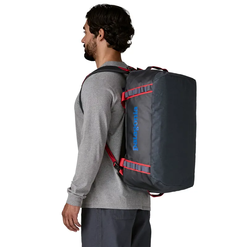 Patagonia Black Hole Duffel 40L - Smolder Blue-Amanita Red-2