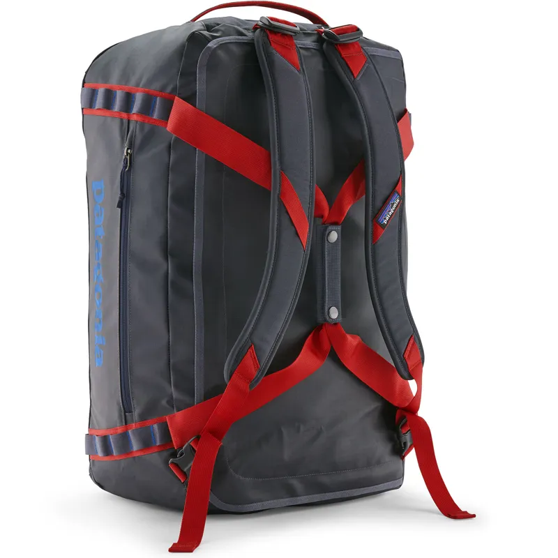 Patagonia Black Hole Duffel 55L - Smolder Blue-Amanita Red-1