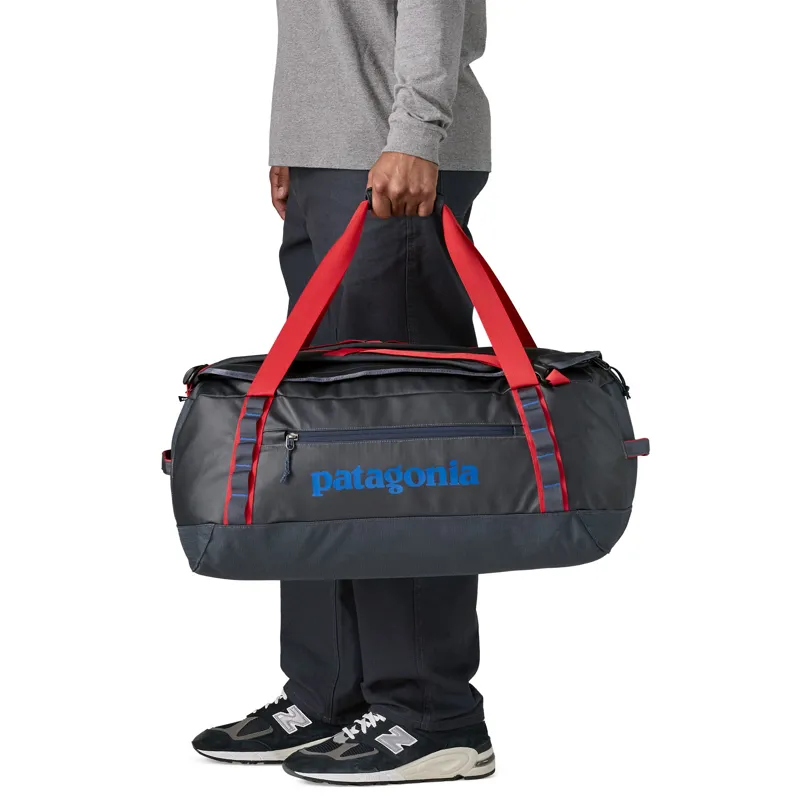Patagonia Black Hole Duffel 55L - Smolder Blue-Amanita Red-3