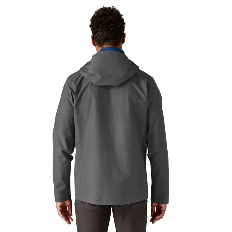 Patagonia Mens Triolet Jacket - Forge Grey with P6 Blue-2