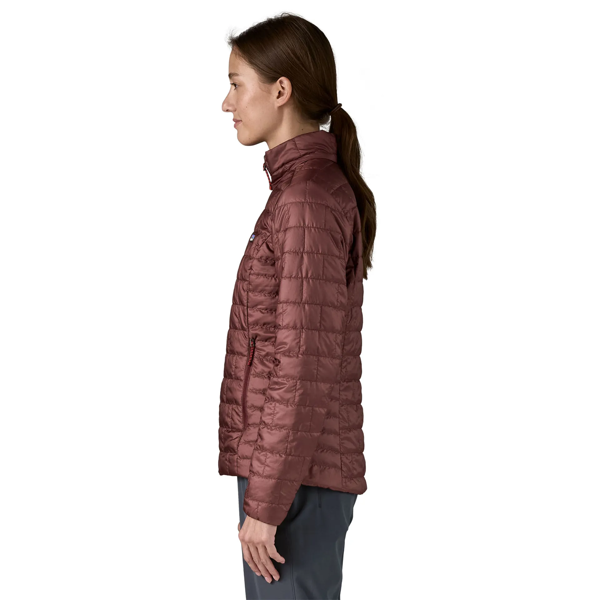 Patagonia Womens Nano Puff Jacket - Dark Ruby
