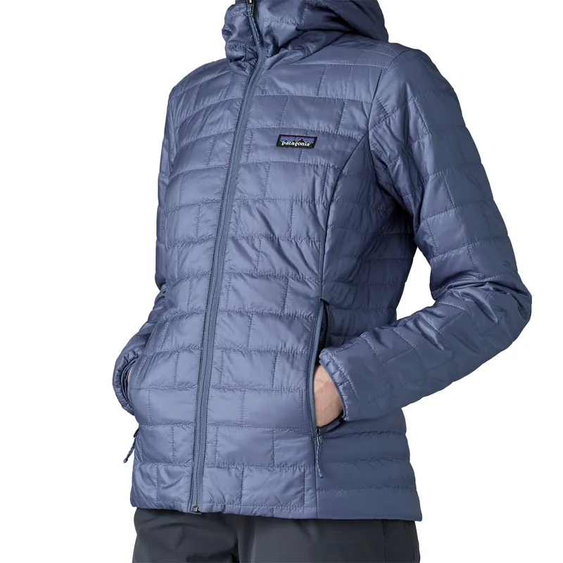 Patagonia Womens Nano Puff Hoody - Current Blue-7