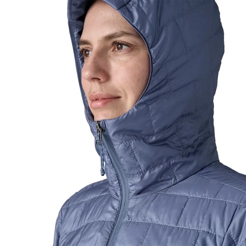 Patagonia Womens Nano Puff Hoody - Current Blue-9