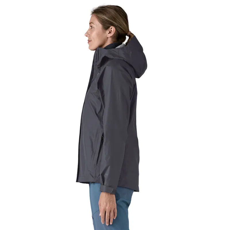 Patagonia Womens Torrentshell 3L Rain Jacket - Smolder Blue-2