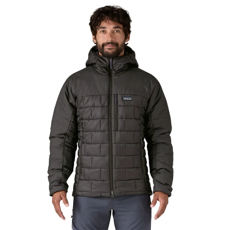 Patagonia Mens Hi-Loft Nano Puff Hoody - Black-1