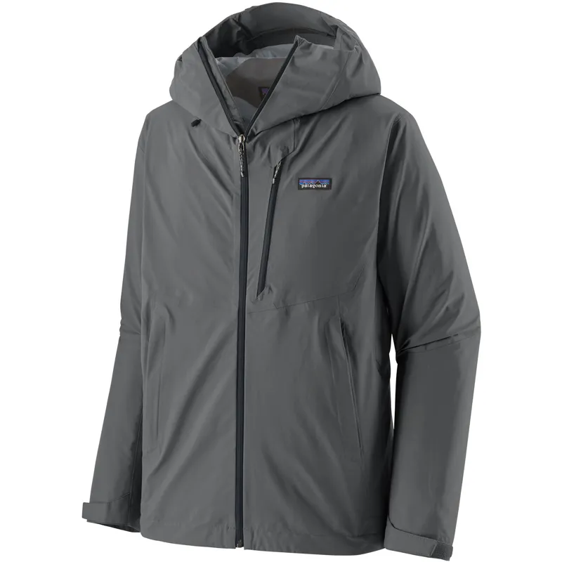 Patagonia Mens Granite Crest Rain Jacket - Forge Grey w/Black