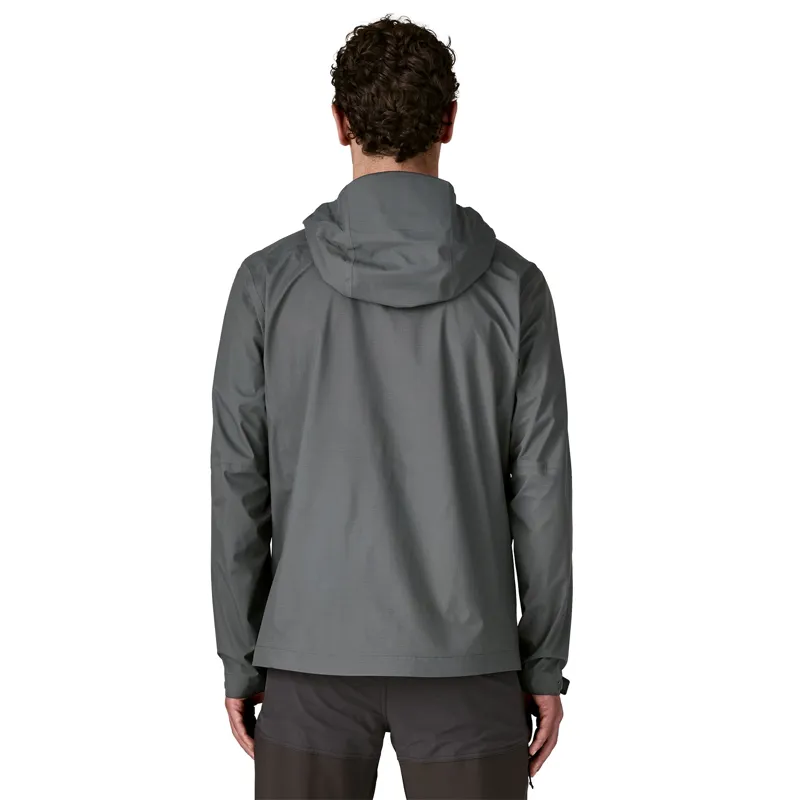 Patagonia Mens Granite Crest Rain Jacket - Forge Grey w/Black-3