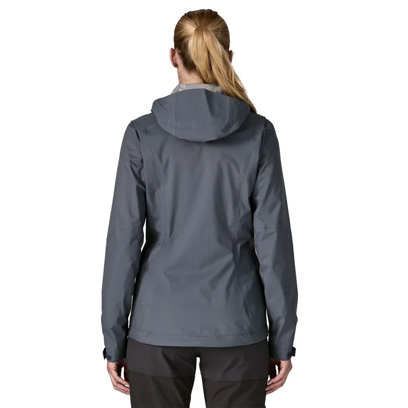 Patagonia Womens Granite Crest Rain Jacket - Smolder Blue-2