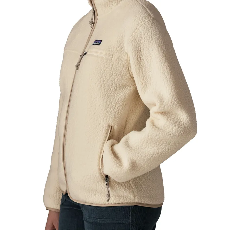 Patagonia Womens Retro Pile Jacket - Natural-4