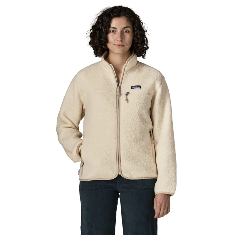 Patagonia Womens Retro Pile Jacket - Natural-1