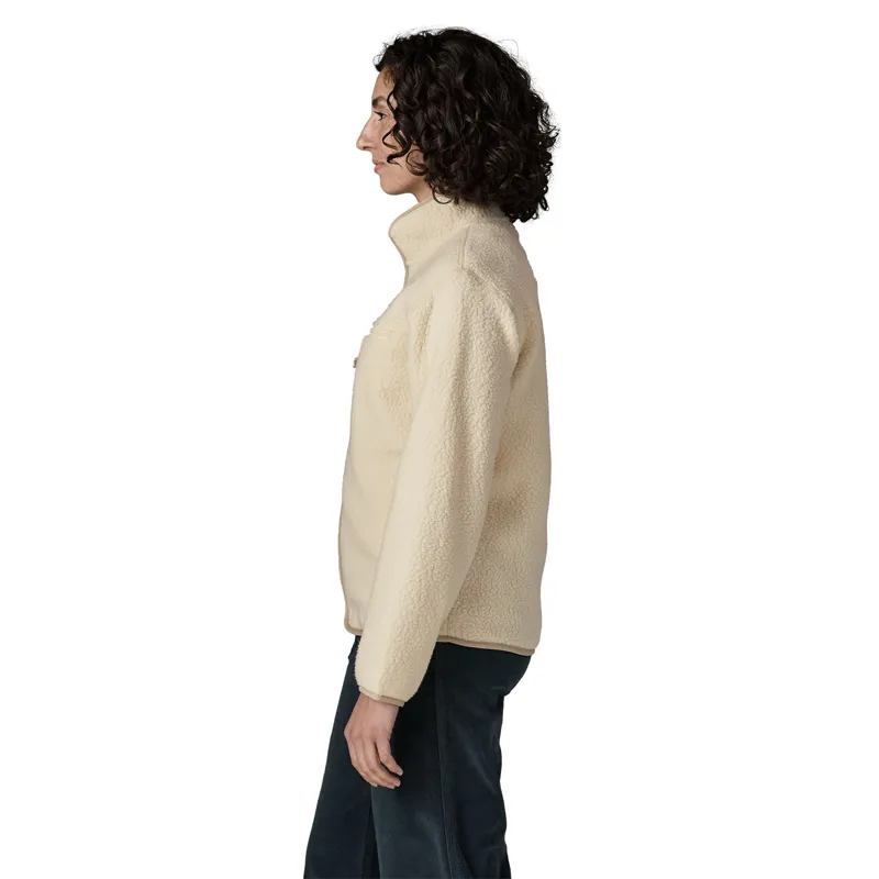 Patagonia Womens Retro Pile Jacket - Natural-2