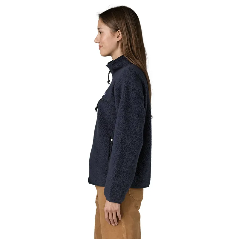 Patagonia Womens Retro Pile Jacket - Sunken Blue-2