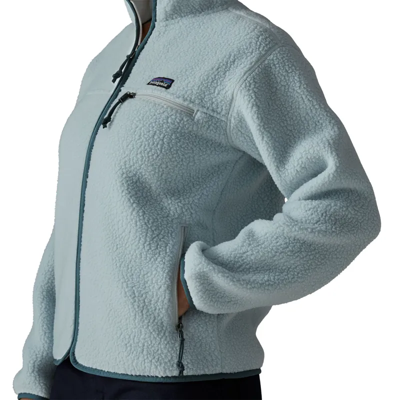 Patagonia Womens Retro Pile Jacket - Virtually Blue-4