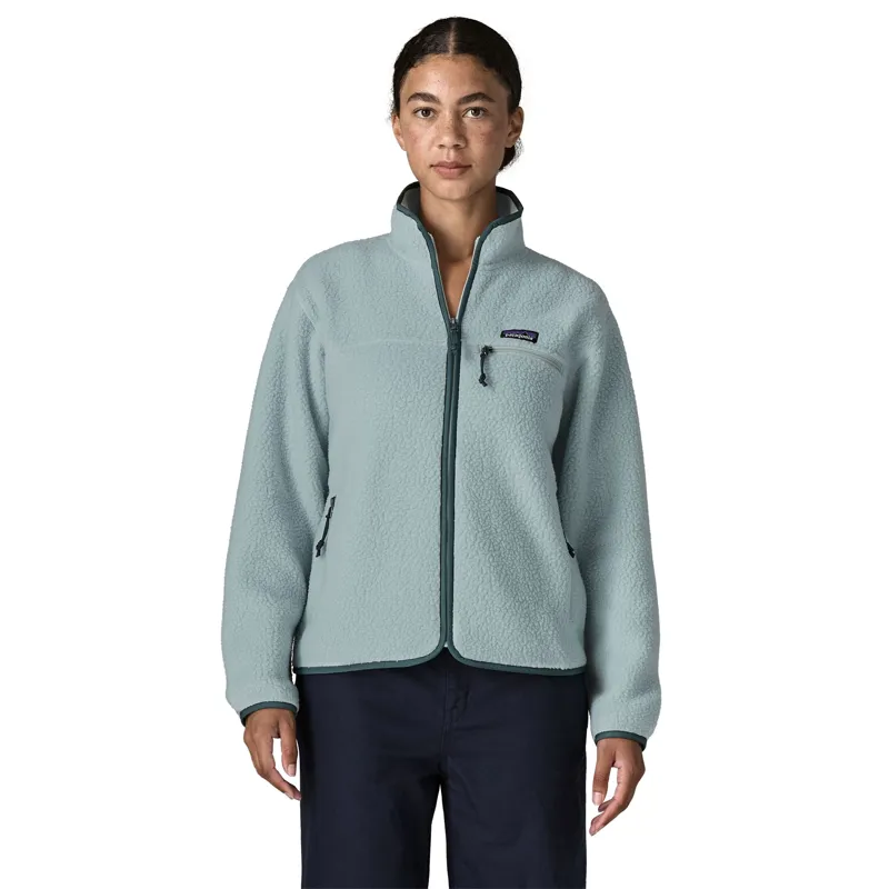 Patagonia Womens Retro Pile Jacket - Virtually Blue-1