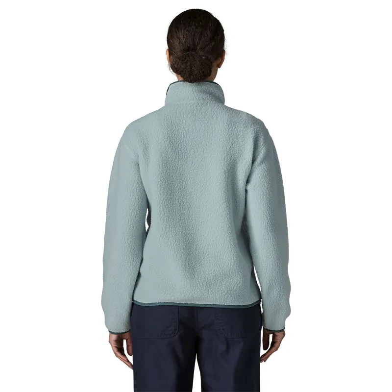Patagonia Womens Retro Pile Jacket - Virtually Blue-3