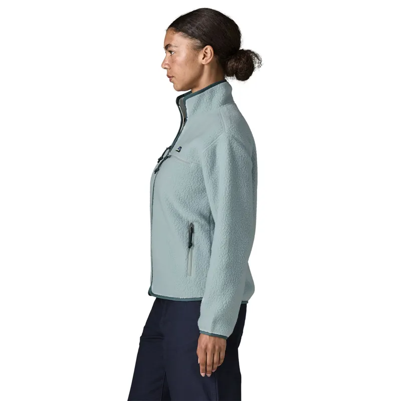Patagonia Womens Retro Pile Jacket - Virtually Blue-2