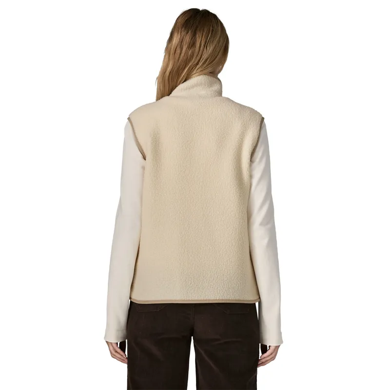 Patagonia Womens Retro Pile Vest - Natural-3
