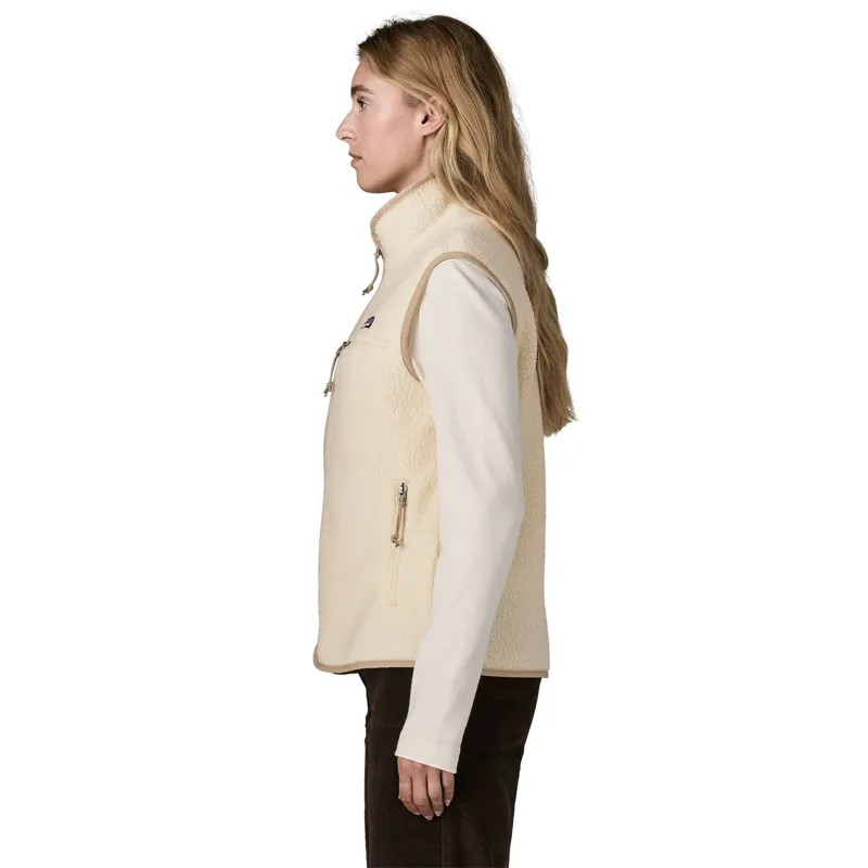 Patagonia Womens Retro Pile Vest - Natural-2