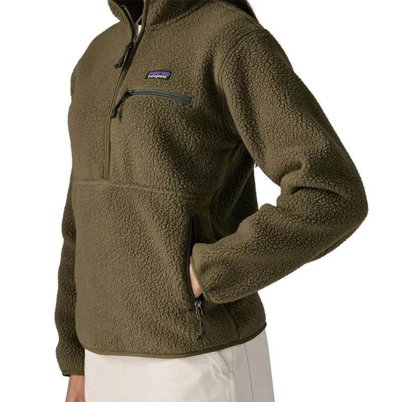 Patagonia Womens Retro Pile Marsupial - Basin Green-5