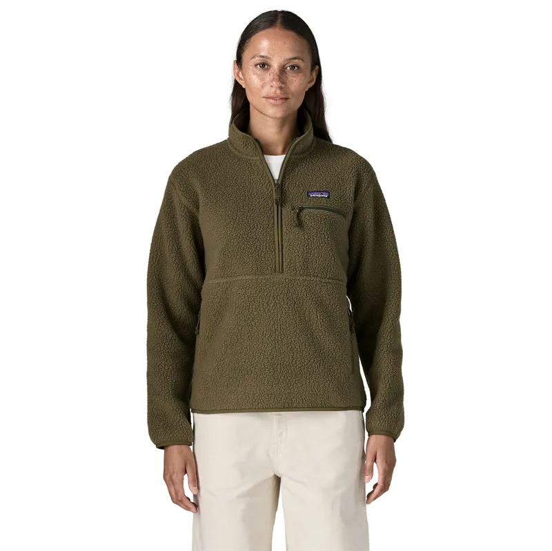 Patagonia Womens Retro Pile Marsupial - Basin Green-1